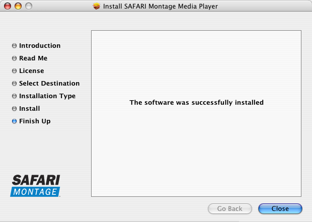 Software Installed
