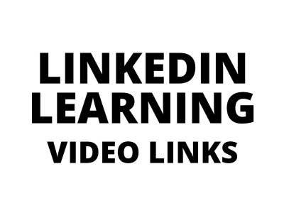 LinkedIn Learning Digital Resources